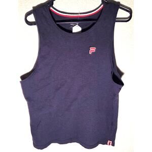 Women's Small Navy Blue Fila Sleep Tank Top - Comfy!